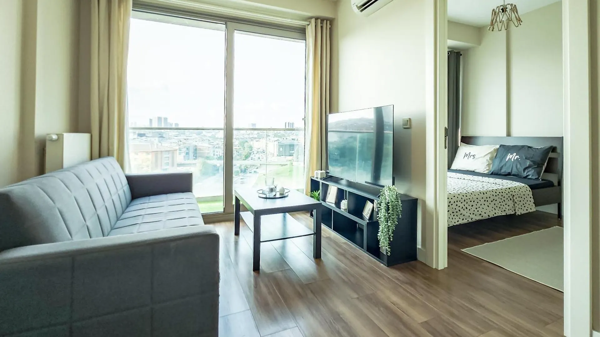 Modern 1 Bedroom Fully Equipped, Dt & Metro, Ac, Wi-Fi Стамбул Турция