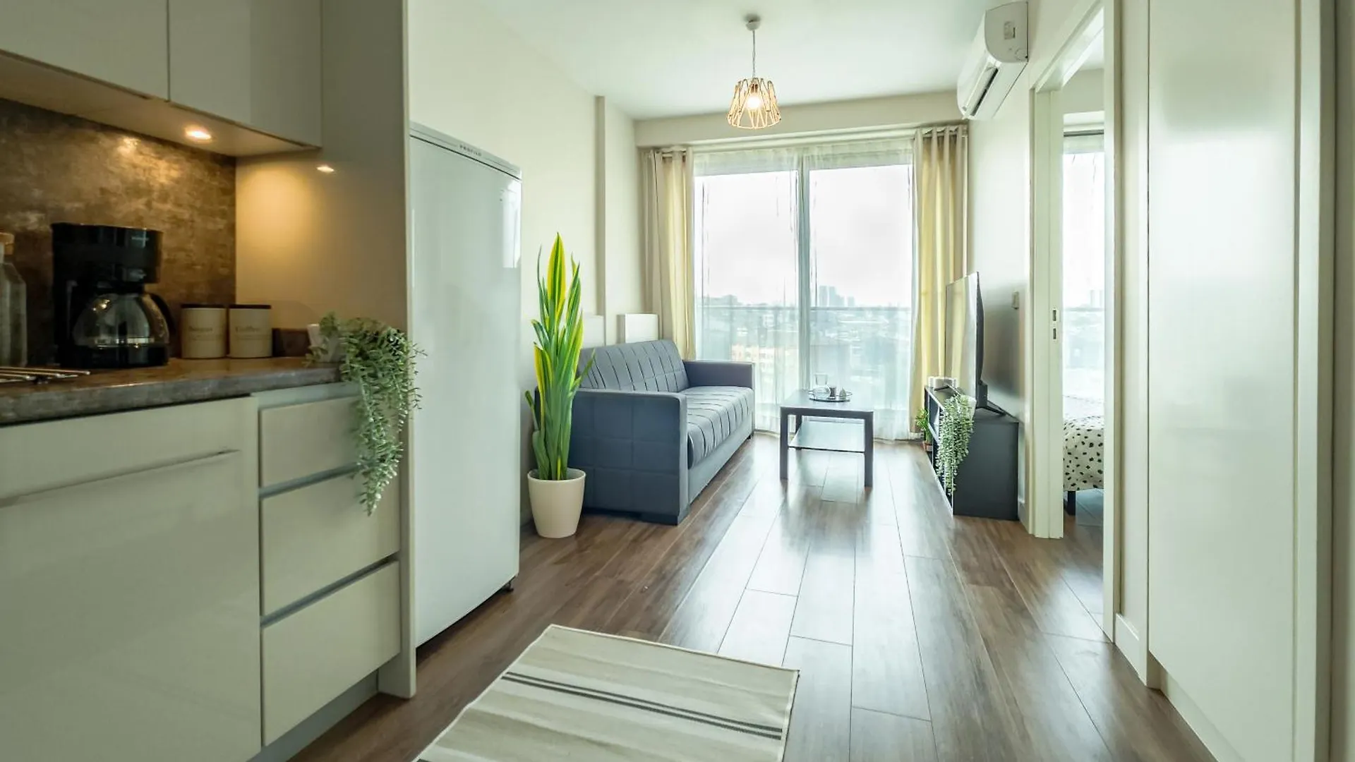 Modern 1 Bedroom Fully Equipped, Dt & Metro, Ac, Wi-Fi Стамбул